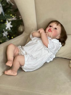 Кукла Реборн мягконабивная 60см в пакете (FA-522)