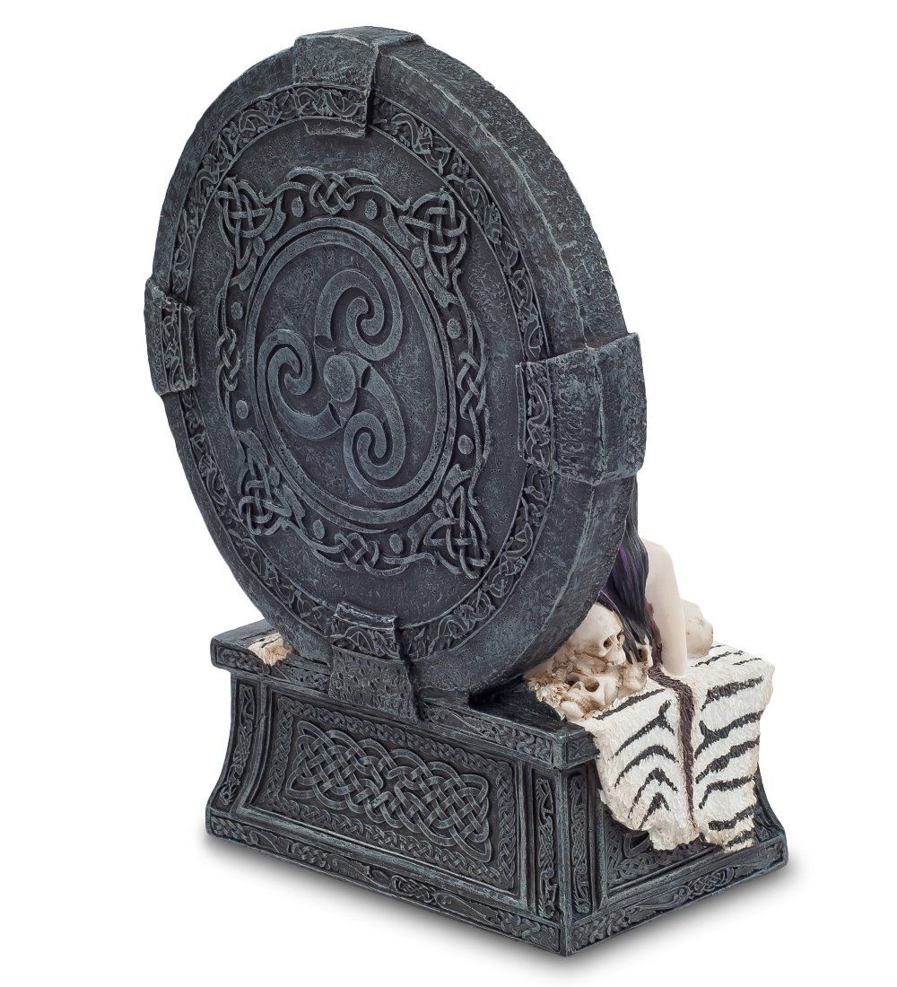 WS-797 Статуэтка-зеркало «Женщина в красном»