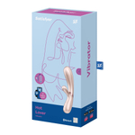 Вибромассажер Satisfyer Hot Lover с возможностью управления через приложение - жемчужный