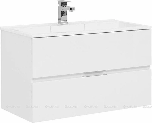 Тумба с раковиной Aquanet Алвита 235340 90 белый