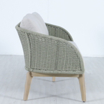 Комплект плетеной лаунж-мебели на 7 персон Tagliamento Madrague, светлый тик, бежевый