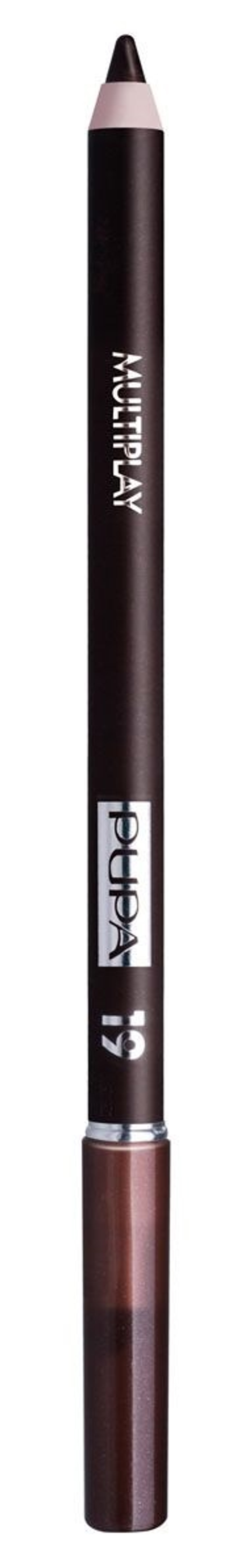 Pupa Карандаш для век Multiplay Eye Pencil, с апликатором, тон №19, Темно-земляной, 1,2 гр