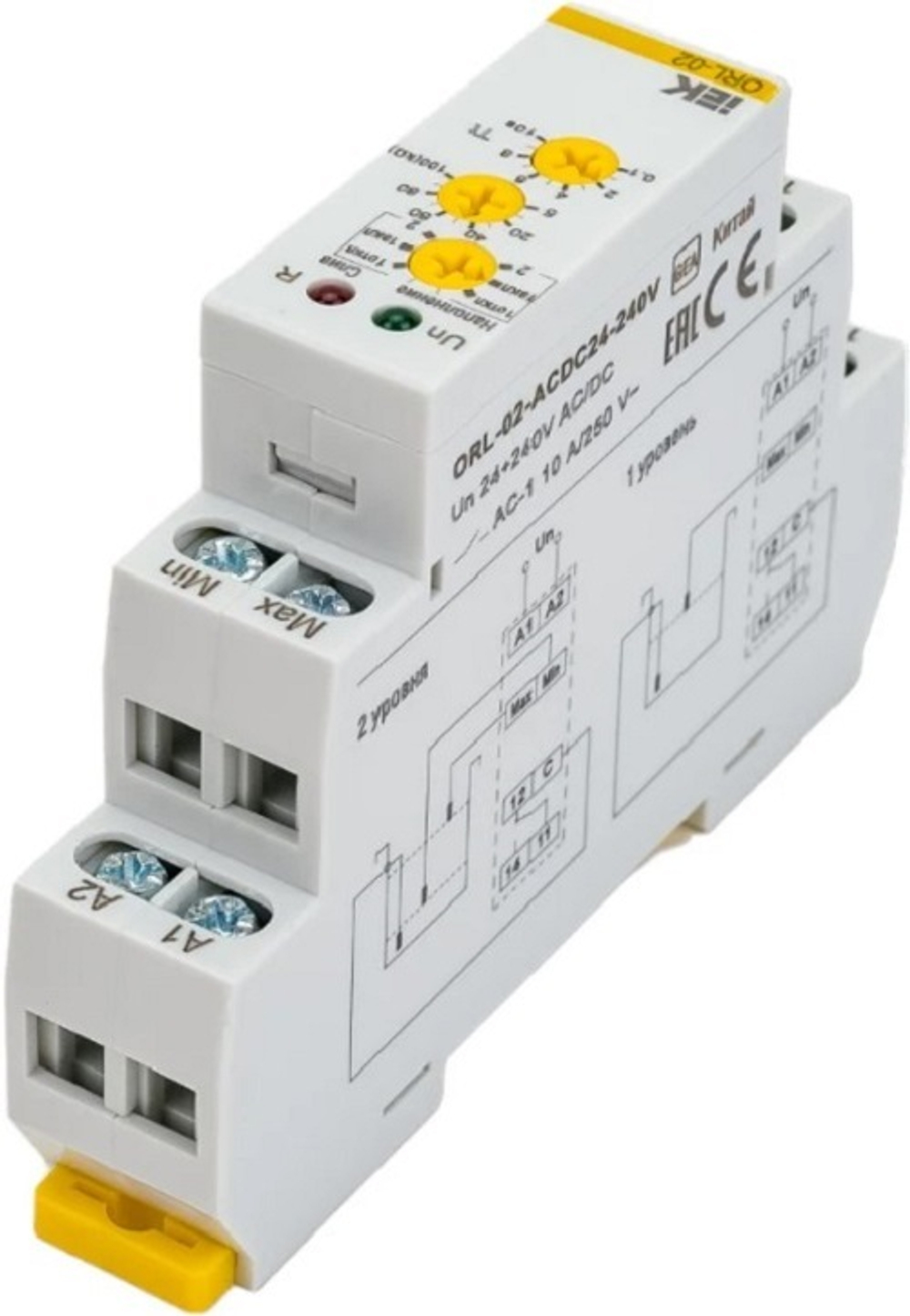 Реле  IEK ORL-02-ACDC24-240V