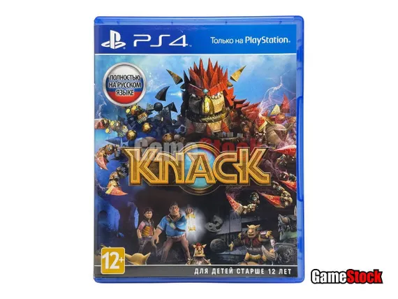 PS4 Knack CUSA-00006 (Б/У, Полностью на русском языке)