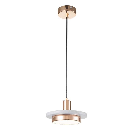 Подвесной светильник Escada 10260/1 LED*12W Gold/White marble