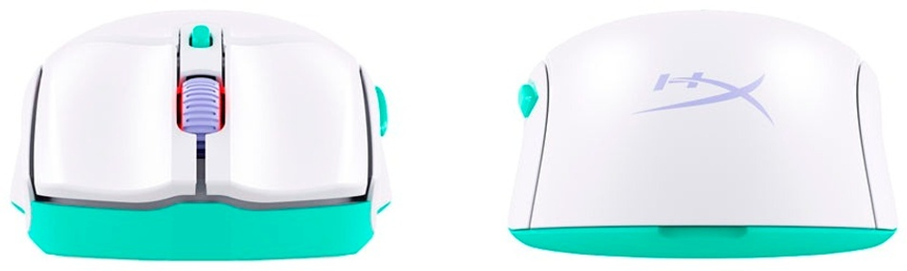 Мышь HyperX Pulsefire Haste 2 Core Wireless (Wht/Grn/Pur) 8R2E7AA белый