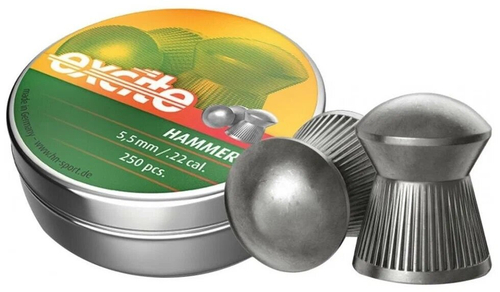 Пуля пневматическая "H&N Excite Hammer", для винтовок, гладк., 5,5 (0,98 гр.) 250 шт.