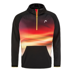 Мужская кофта теннисная HEAD DTB Power Hoody Men - Black, Multicoloured