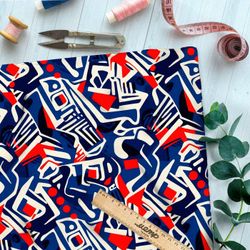 Ткань Ниагара Софт абстрактная фантазия