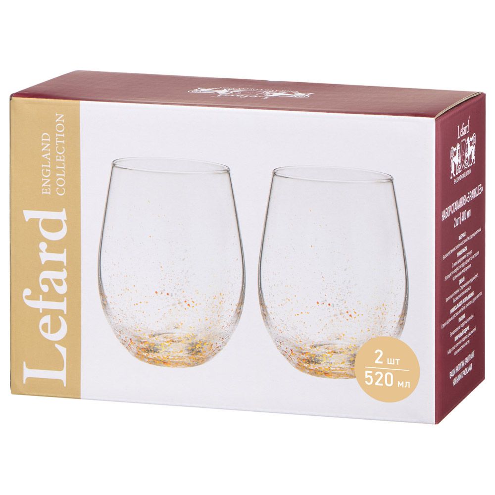 НАБОР СТАКАНОВ "SPARKLES" ИЗ 2 ШТ. 520 МЛ