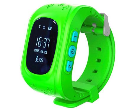 Детские часы с GPS Smart Baby Watch Q50 Зеленые
