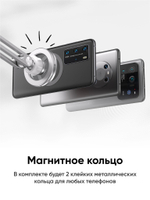 Настольная подставка для телефона с MagSafe, серебристая