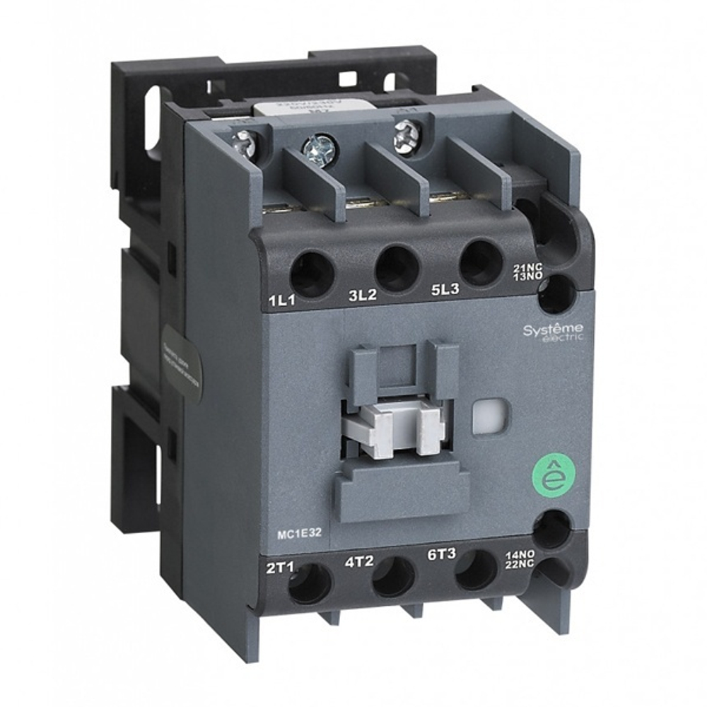 Контактор MC1E 3P 32A НО+НЗ катушка 380/400В AC Systeme Electric MC1E32Q7
