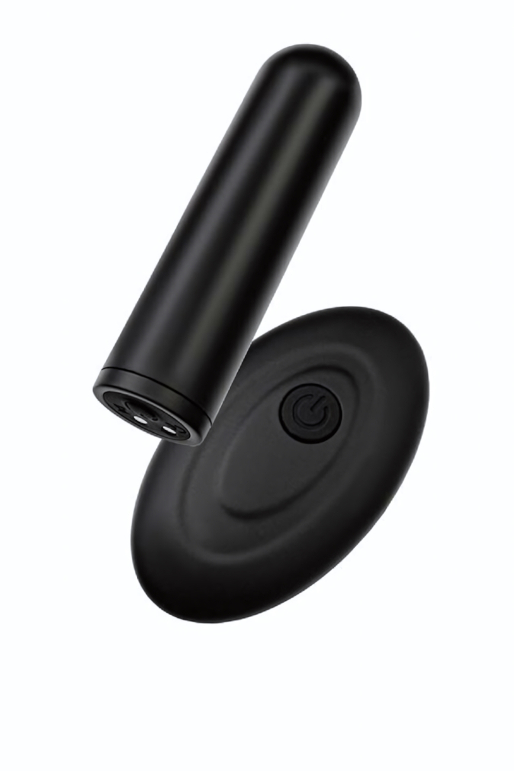 Вибропуля RealStick Caliber черная с пультом