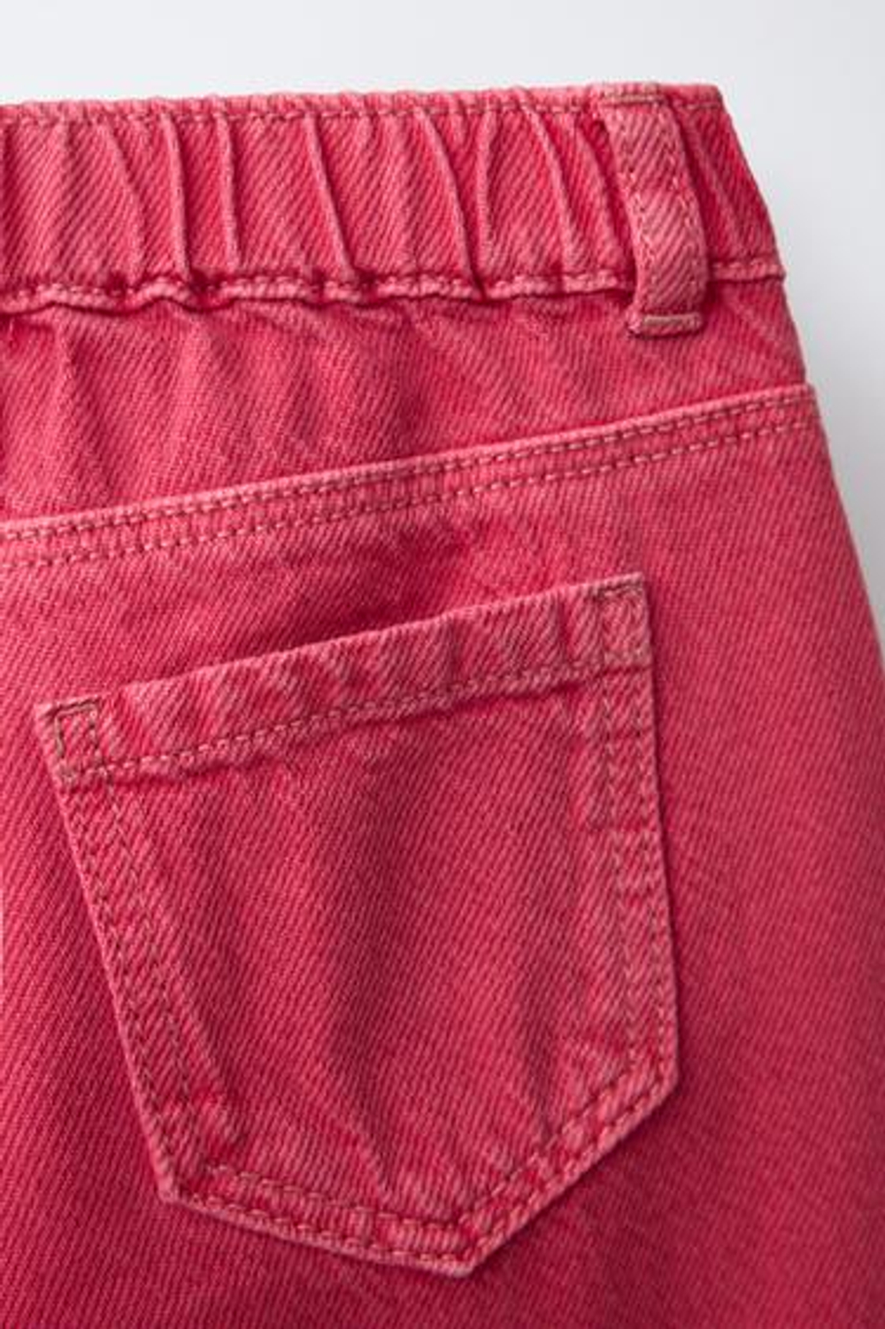 ZARA БРЮКИ-КЮЛОТЫ ИЗ САРЖИ С ВОЛАНАМИ, КРАСНЫЙ