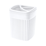 Стакан для зубных щеток "velvet" 90х90х119мм, 0,65л (белый)