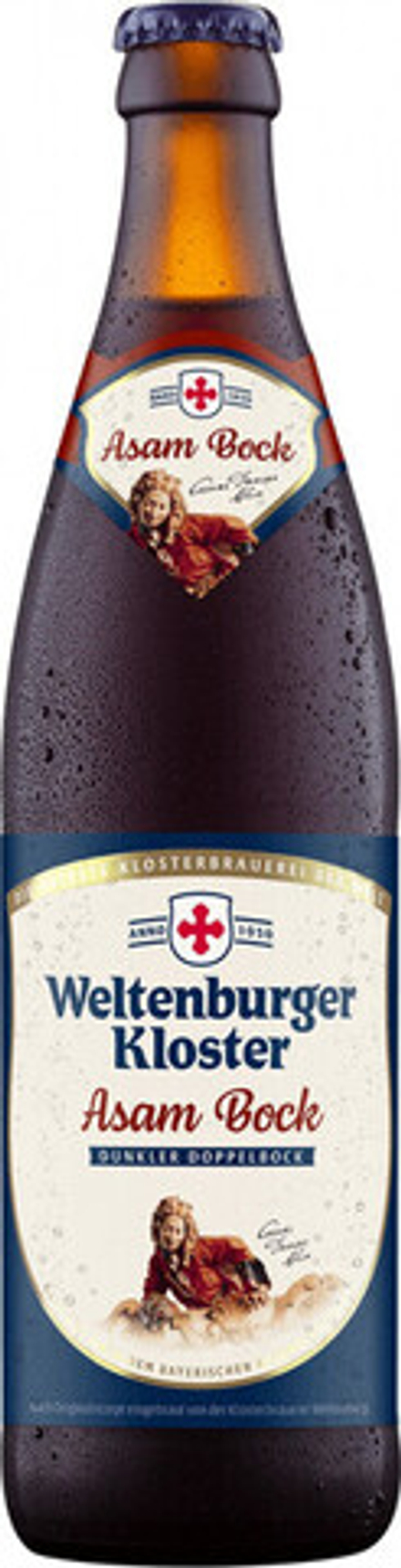 Пиво Вельтенбургер Клостер Асам Бок / Weltenburger Kloster Asam Bock 0.5 - стекло