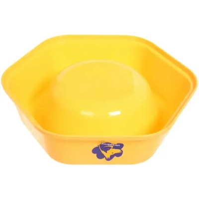 Миска пластиковая «МУРОЧКИН», цвет лимонный, 19,56см /450мл