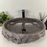 Раковина из мрамора Erozy Grey EM-64985 64*44*16 0888