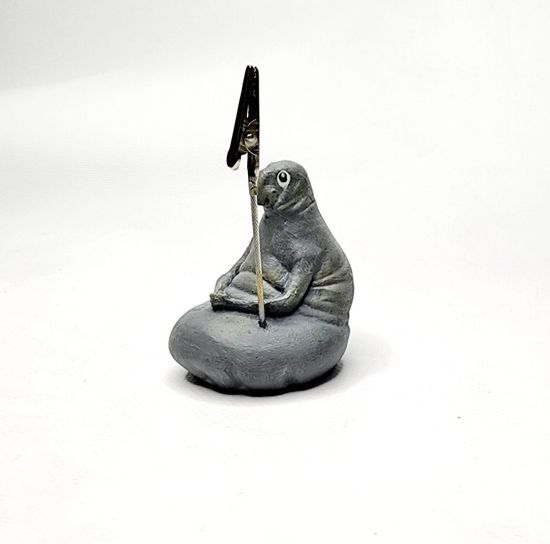 Держатель "Ушастый зверек", коричневый