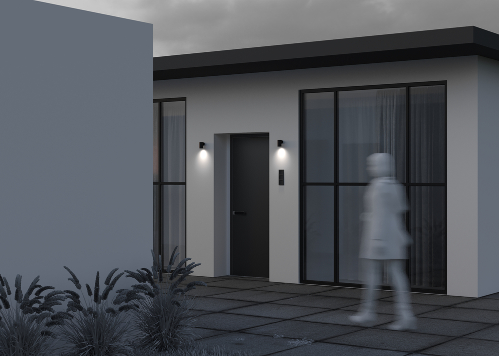 Уличный настенный светильник Outdoor O493WL-01B