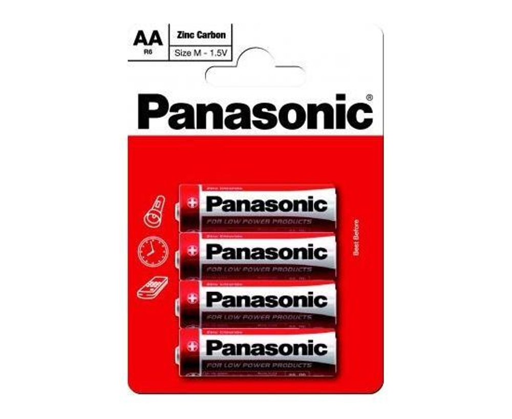 Элемент питания Panasonic Zinc Carbon R6/316 BL4