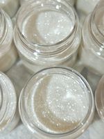 Блёстки Глиттер 301-02мм Белый прозрачный глянец - универсальные