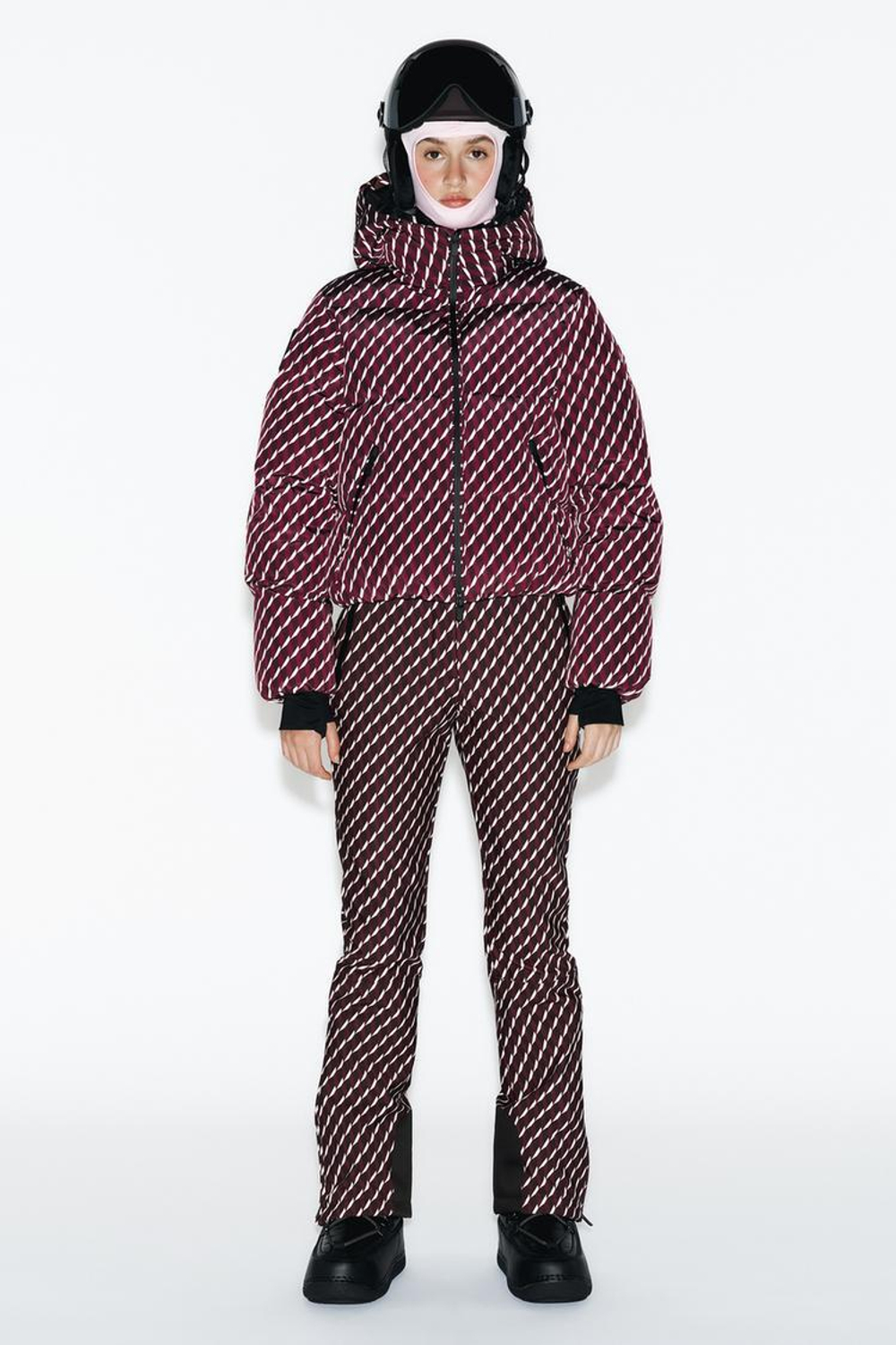 ZARA ВОДОНЕПРОНИЦАЕМАЯ КУРТКА, БУРГУНДИ