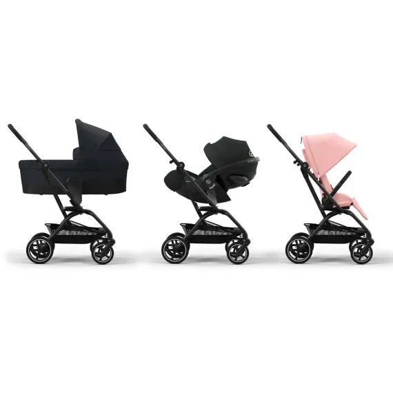 Прогулочная коляска Cybex Eezy S Twist Plus 2 BLK Candy Pink