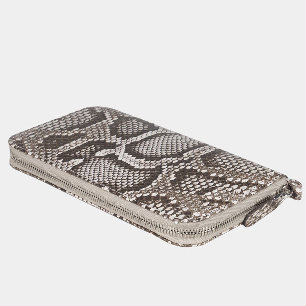Кошелек Marquise из кожи питона и козы, натурального цвета
