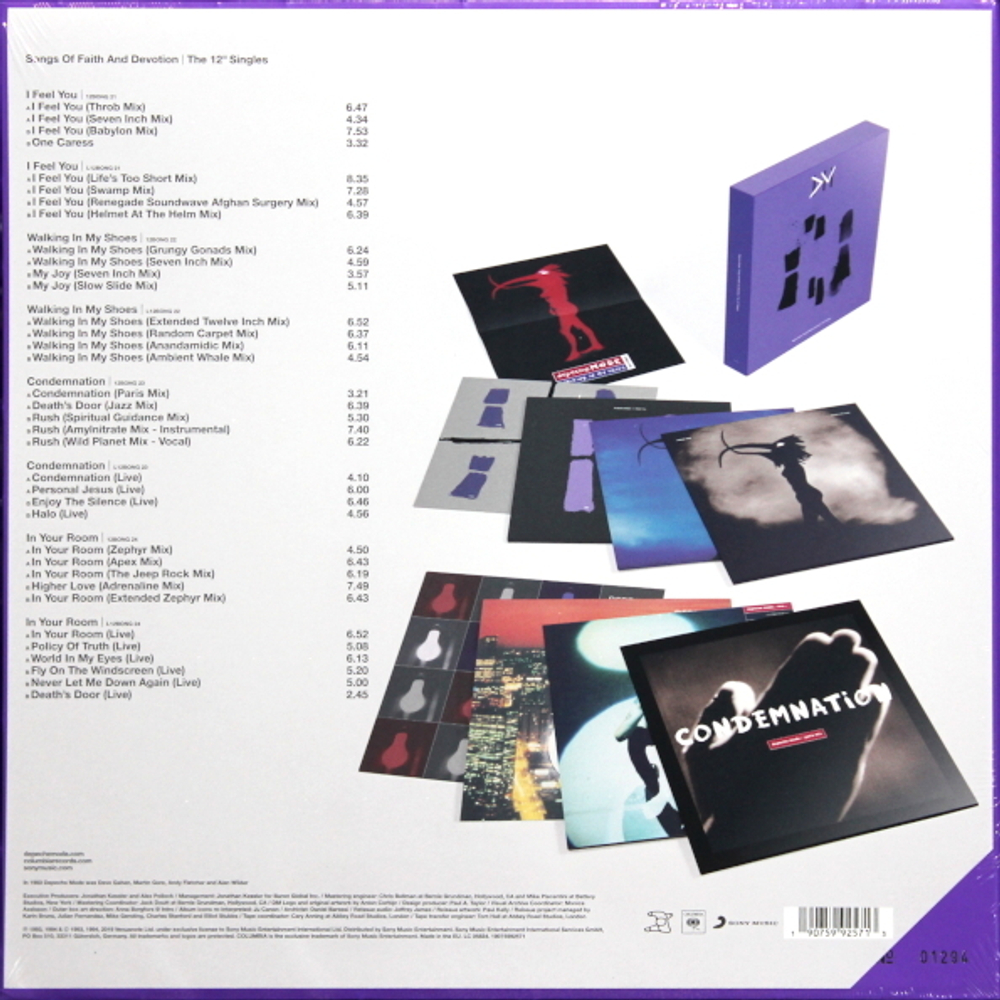 Depeche Mode / Songs Of Faith And Devotion - The 12" Singles (Limited Edition Box Set)(8x12" Vinyl Single)