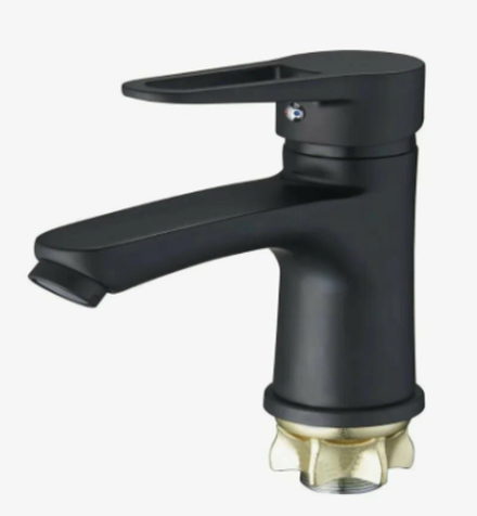 G-LAUF Смеситель для умывальника NUD1-A045YB черный мат.