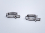 Серьги С-3020 фианиты РД (Ag 925)