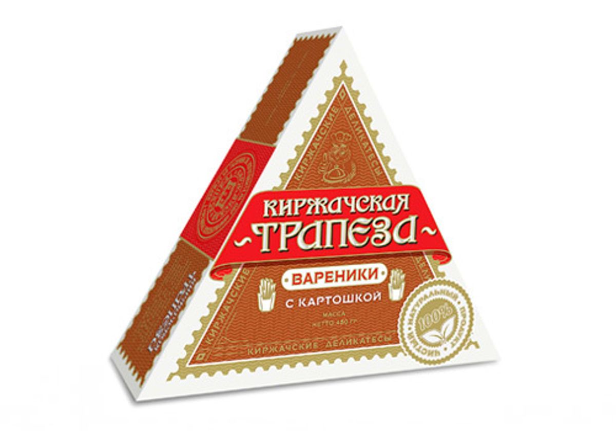 Вареники с картошкой "Киржачская трапеза", 450г