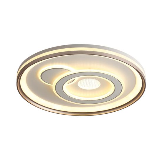 7785/85L PIKO LED SN 078 Светильник металл/белый/бронза LED 85Вт 3000-6500K D490 IP20 пульт ДУ GEMINI