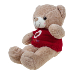 Медведь в вязаной кофте с сердцем и надписью "LOVE" №2 23x35x28см. (Hand)