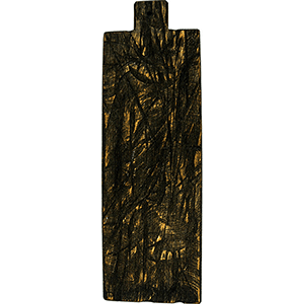 Доска для подачи прямоугольная с ручкой(4см);дуб;H=25,L=360,B=130мм