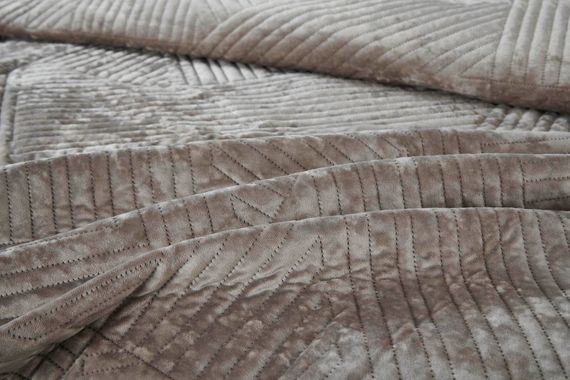 Патрисия (беж 1) Покрывало 160х220