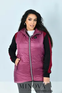 Жилет 8-219Б-марсала Minova