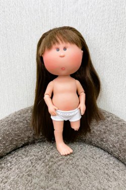 УЦЕНКА2 Кукла Nines виниловая 30см MIA CASE шарнирная без одежды (1210W)