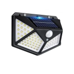 Беспроводной светодиодный светильник 2 шт прожектор с 100 LED лампами на солнечной батарее и датчиком движения
