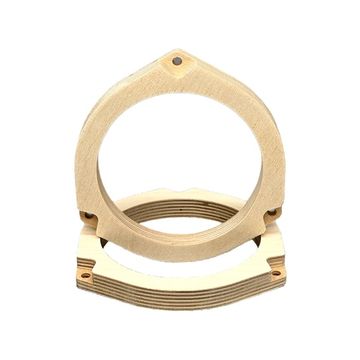 Проставки из фанеры под акустику 13-13.5см Lada Vesta тыл