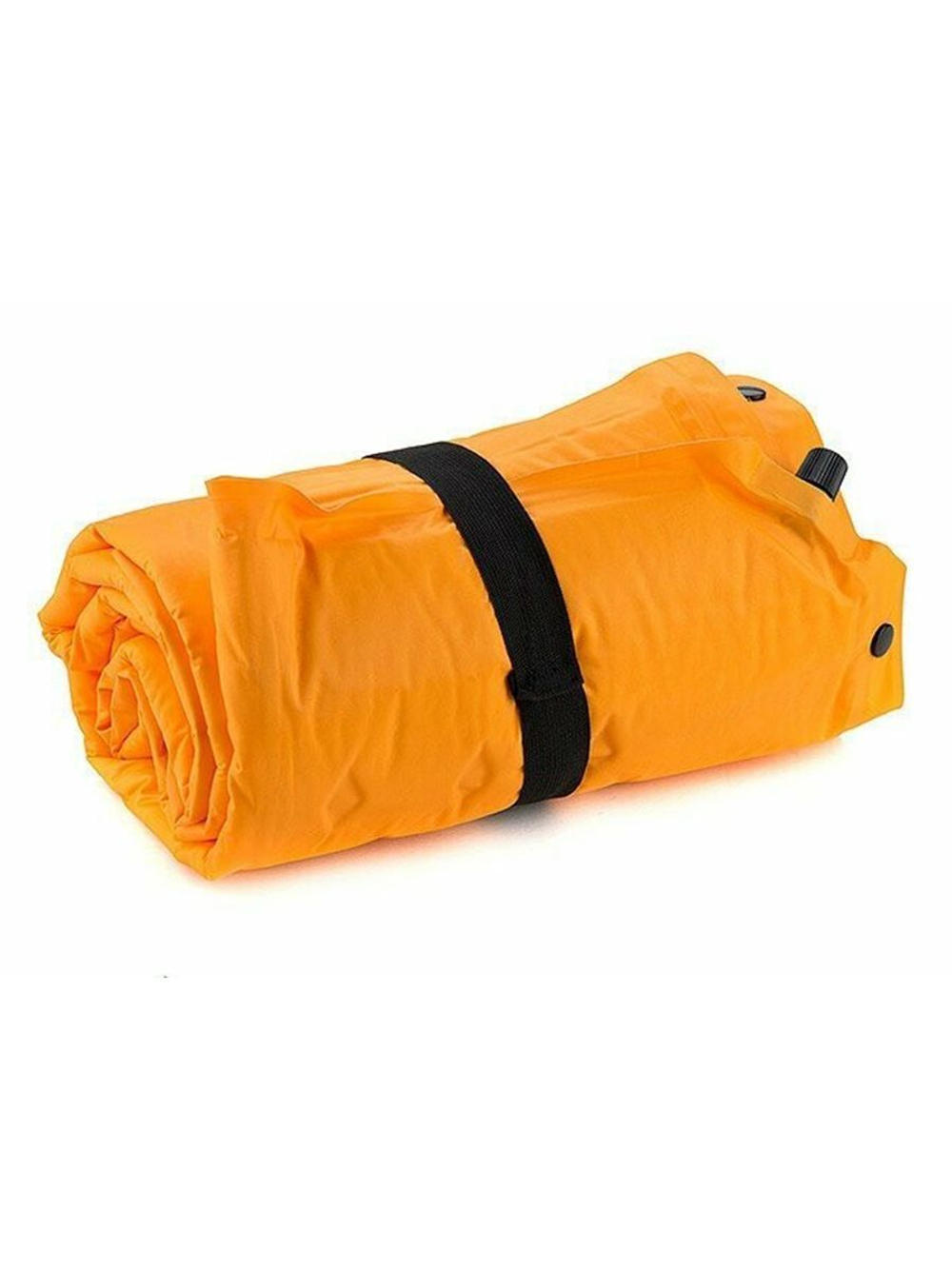 Коврик туристический Naturehike NH15Q002-D надувной с подушкой для сна голубой, 6927595782583