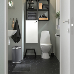 IKEA MJÖSA  (ИКЕА МЙÖСА)  -  Корзина для мусора, темно-серый, 12 л
