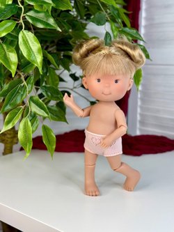 Кукла Nines виниловая 30см PIPPA шарнирная без одежды (2909W)