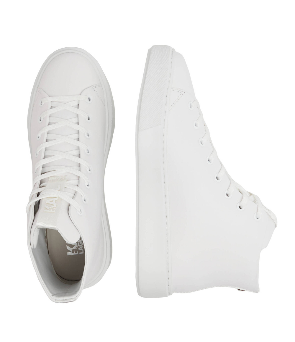 Кожаные кроссовки maxi kup monogram injekt Karl Lagerfeld - белый(KL52265)