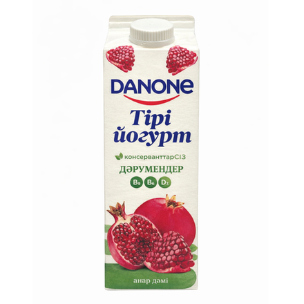 Живой йогурт Danone вкус граната 850 гр