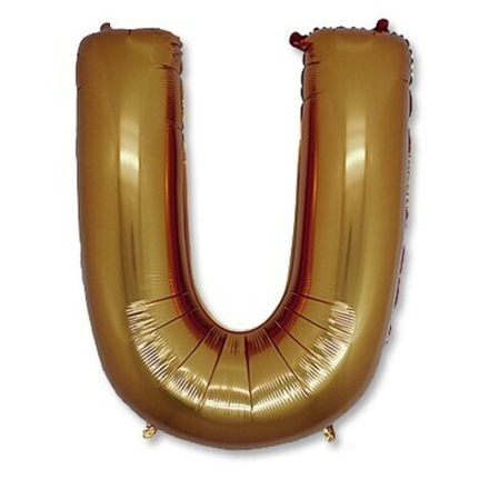 Буква "U" (золото)