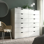 Комод - IKEA NORDLI/НОРДЛИ ИКЕА, 47х145х160 см, белый