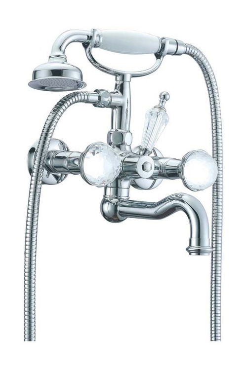 Boheme Смеситель для ванны(душ.комп.) BRILLANTE Presente_Комплект